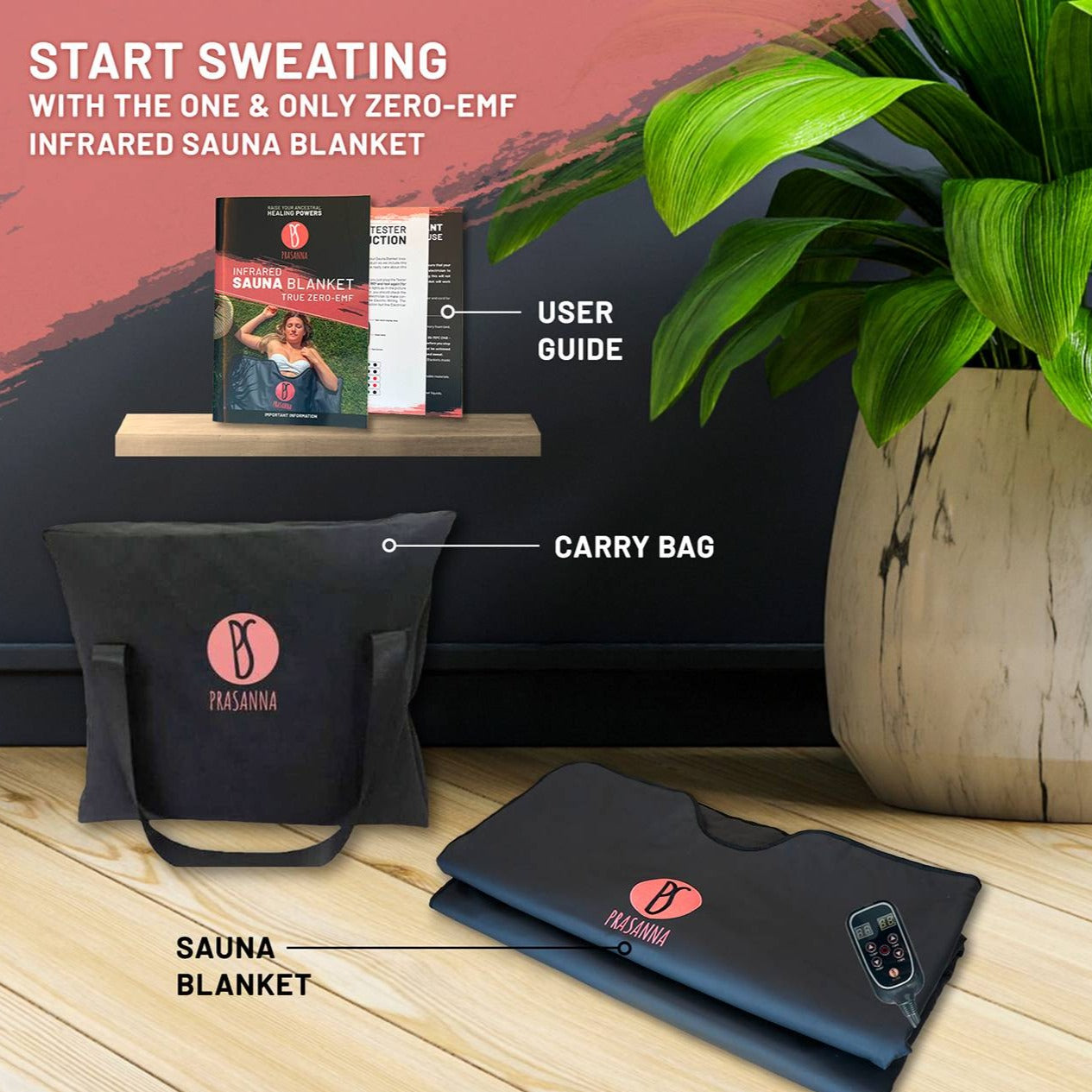 Prasanna Infrared Sauna Blanket - Zero EMF – Peak Health and Fitness