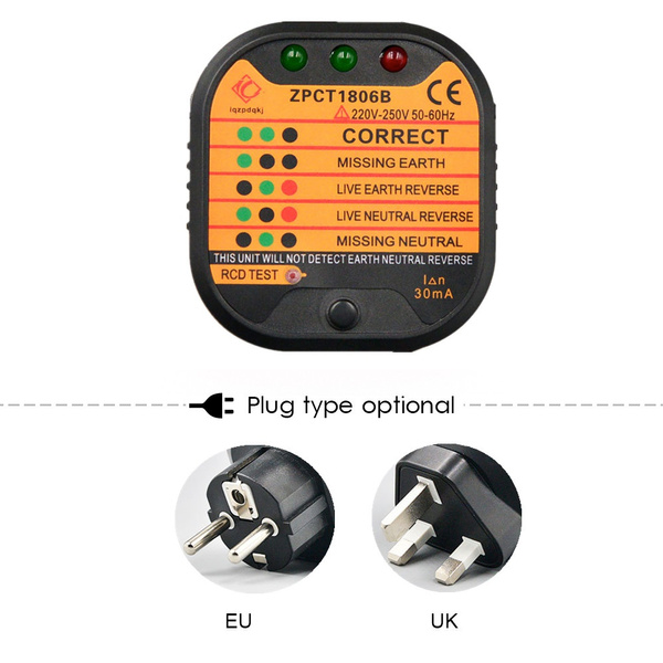 Grounding Outlet Tester | Grounding Sheets, Mats shop in Europe ...